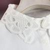 Fashion Women Fake Collar Solid White Female Shirt False Collar Ladies Detachable Collar Sweater Dress Lapel Shirt Blouse Top