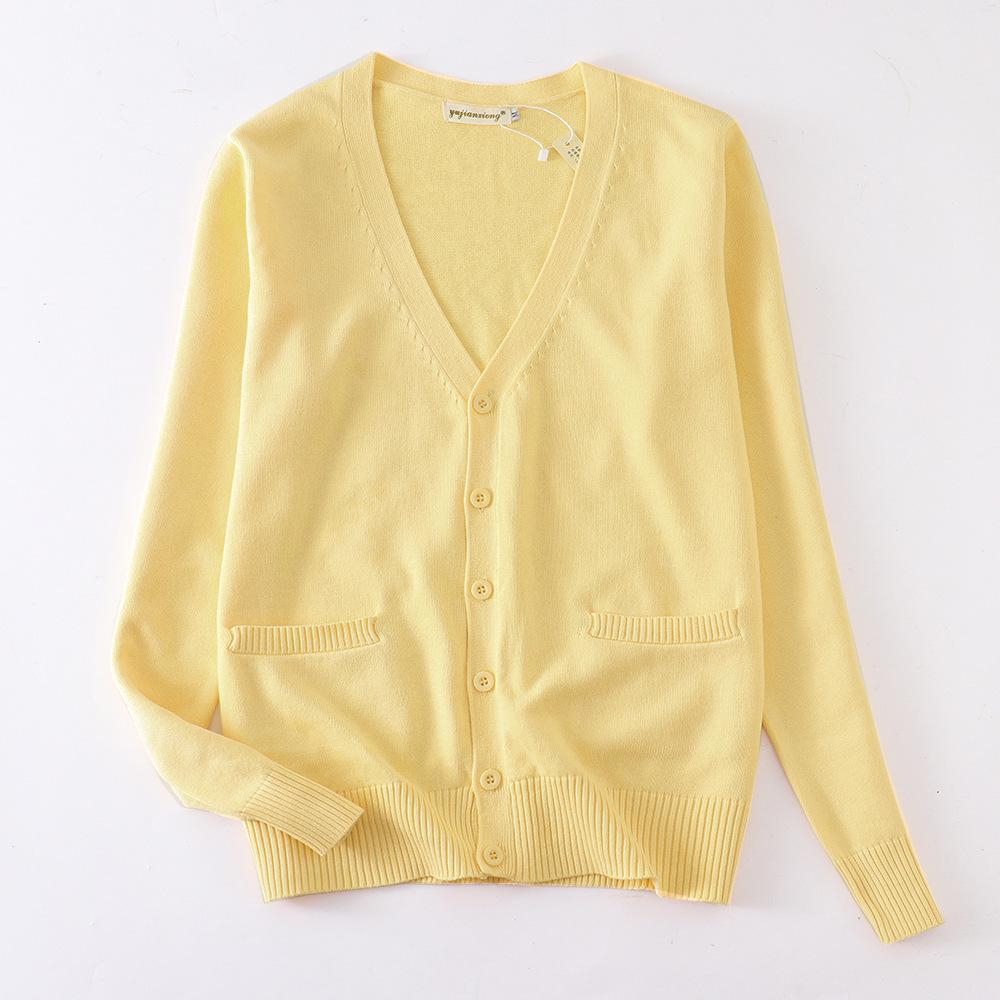 Japanese JK Style Soft Knit Cardigan Sweater for Students