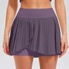 Sportlicher Tennisrock für Damen aus Polyesterstoff für Sommersport und Fitness