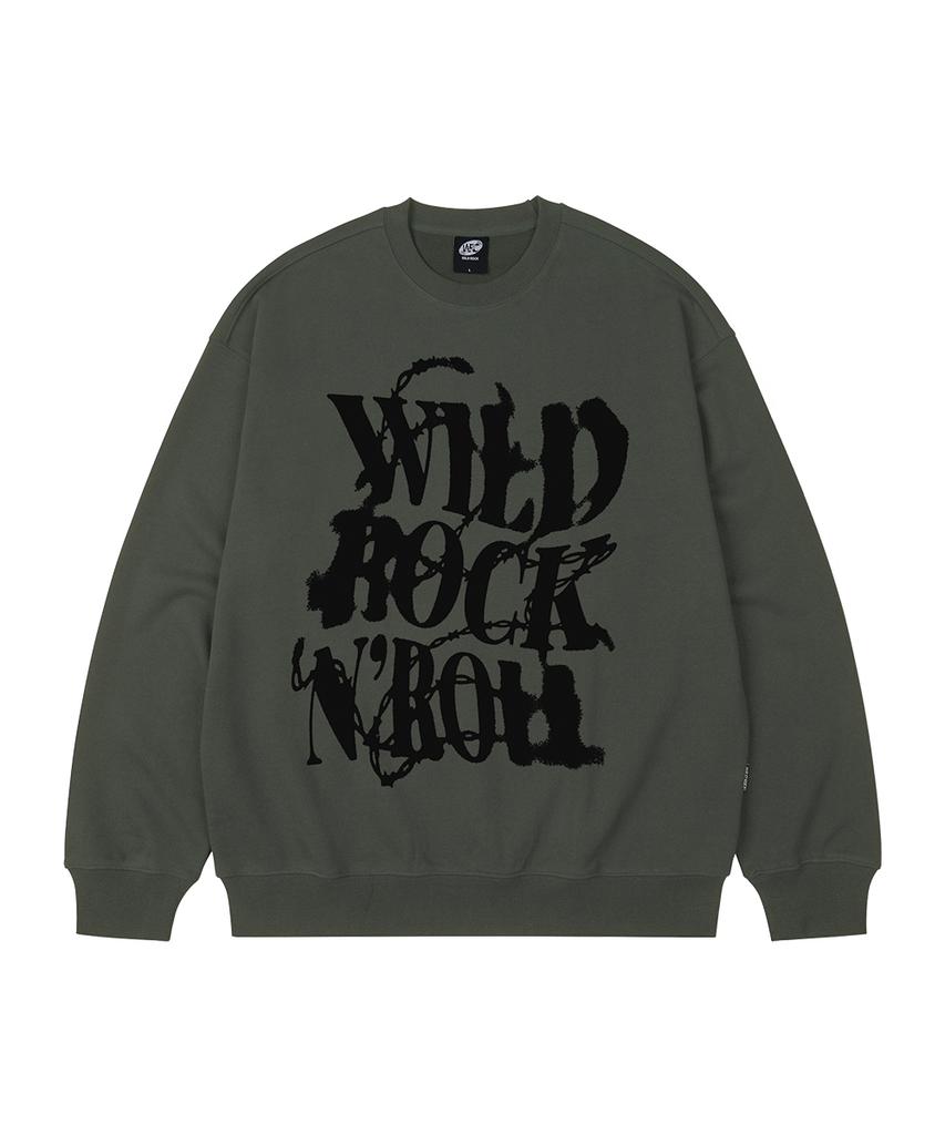 WILDROCK (Fleece Lined) Wild Rock And Roll Sweatshirt_7 Col (B Type)