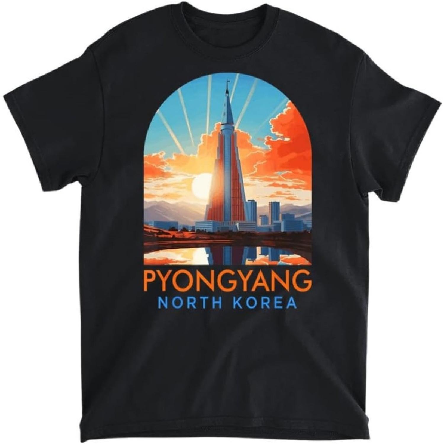 

Pyongyang Travel Trip Vacation Pyongyang North Korea T-Shirt, Long Sleeve Shirt, Sweatshirt, Hoodie Unisex Adult Size Made in Canada XXXXXL різнокольоровий