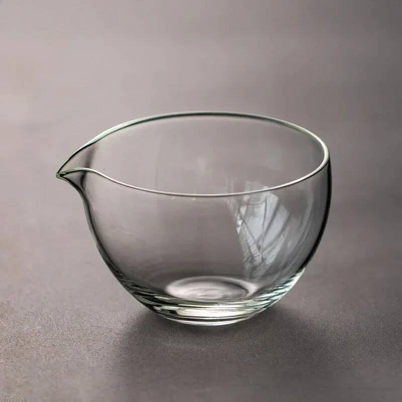 

200ml Glass Matcha Bowl Heat-resistant Kung Fu Tea Set Glass Tea Cup Ceremonial Matcha Mixing Bowl Kitchen Tool 1pc