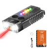 KDULIT V10 EDC Keychain Flashlight Portable Mini Torch Type-C Rechargeable Work Light With Magnet UV Beep Camping Pocket Lantern