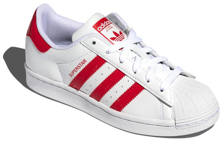 adidas Superstar White Scarlet (Women's)