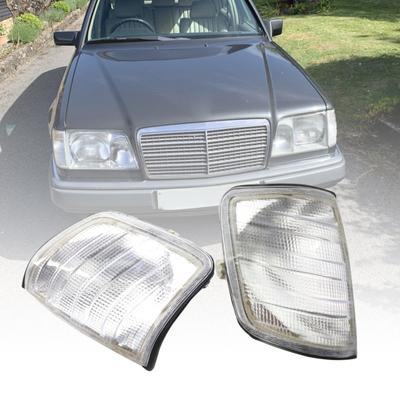 Lumină de colț, albă, rezistentă la uzură, lampă de parcare L/R LED de schimb 1248261143 1248261243 pentru Mercedes-Benz W124 E280 300CE E300