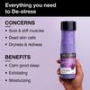 Soulflower Epsom Lavender Bath Salt for Body & Foot Spa, Calming, Relaxing, Muscle Pain Relief, Aromatherapy| Vitamin E, 500g (Pack of 1)