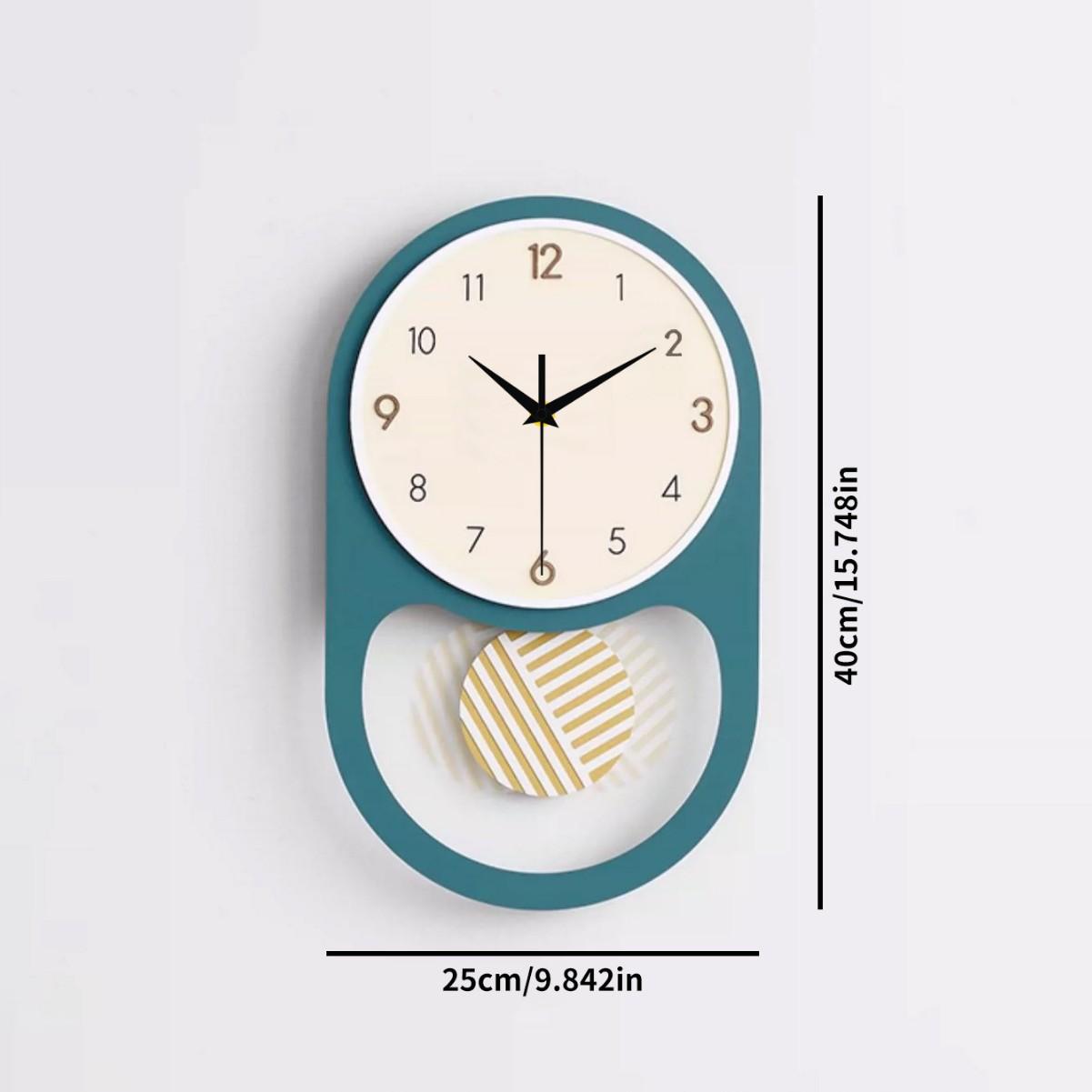 

Настенные часы для гостиной Современная минималистичная декоративная картина Легкая роскошь Роспись для ресторана Высококлассный фон для телевизора и дивана Настенные часы 25*40CM