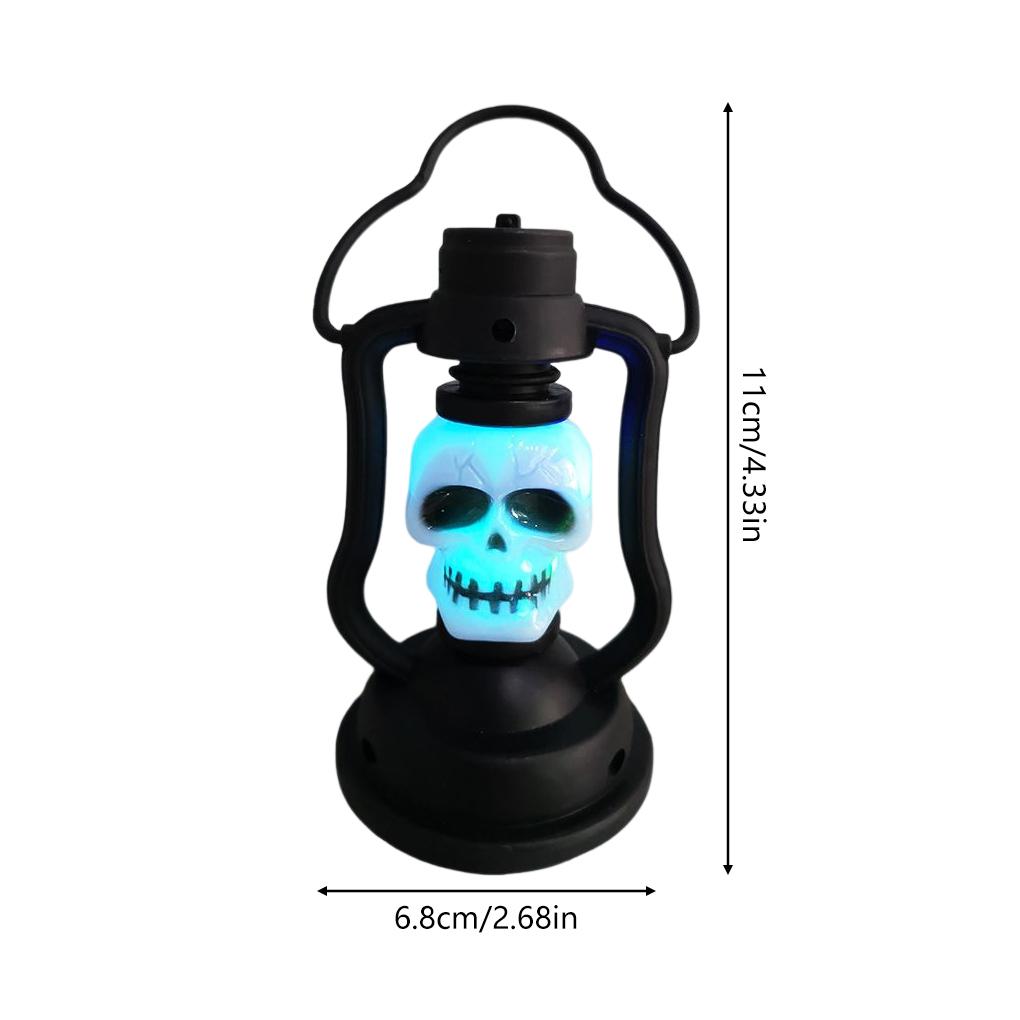 Halloween Lantern Glowing Lantern Decors Festival Decoration Scene Layout LED Skeleton Night Light Props Party Lamp Ornaments