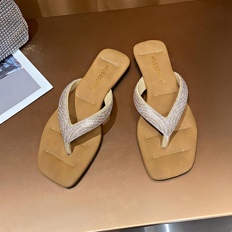 Fashion Summer Women's Platform Shoes Open Toe Flats Women's Platform Slippers Outdoor Large Size Women's Casual Slippers Zapatos Mujer