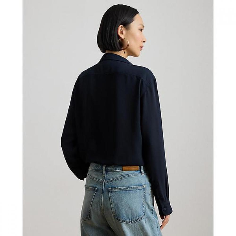 Lauren Ralph Lauren Relaxed Fit Georgette Shirt Wmlrshts6820544410
