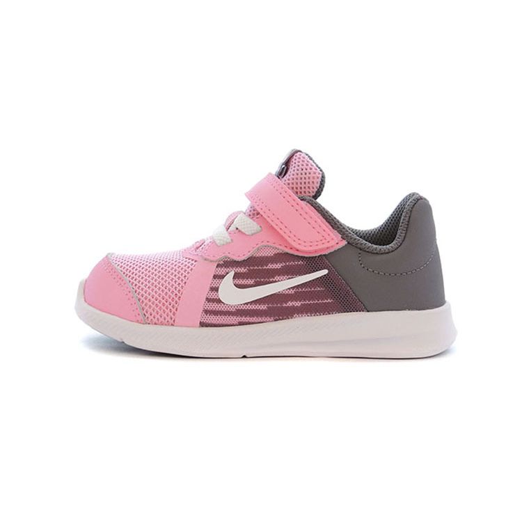 Nike Downshifter 8 Non-Slip Shock Absorbing Durable Low-Top Walking Shoes Baby Shoes Pink Gray 922859-602