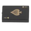 Poker Lighter Windproof UV Light Zinc Alloy Refillable Cigar Cigarette Lighter for Men Women Black