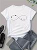 2024 Summer Casual Women's "LOVE" Letter Print Simple Short-Sleeve T-Shirt