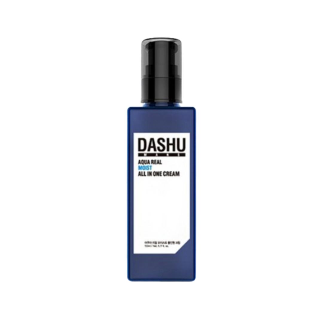 DASHU Men’s Aqua Real Moist All-In-One Cream Hydrating Face & Body Lotion 153ml