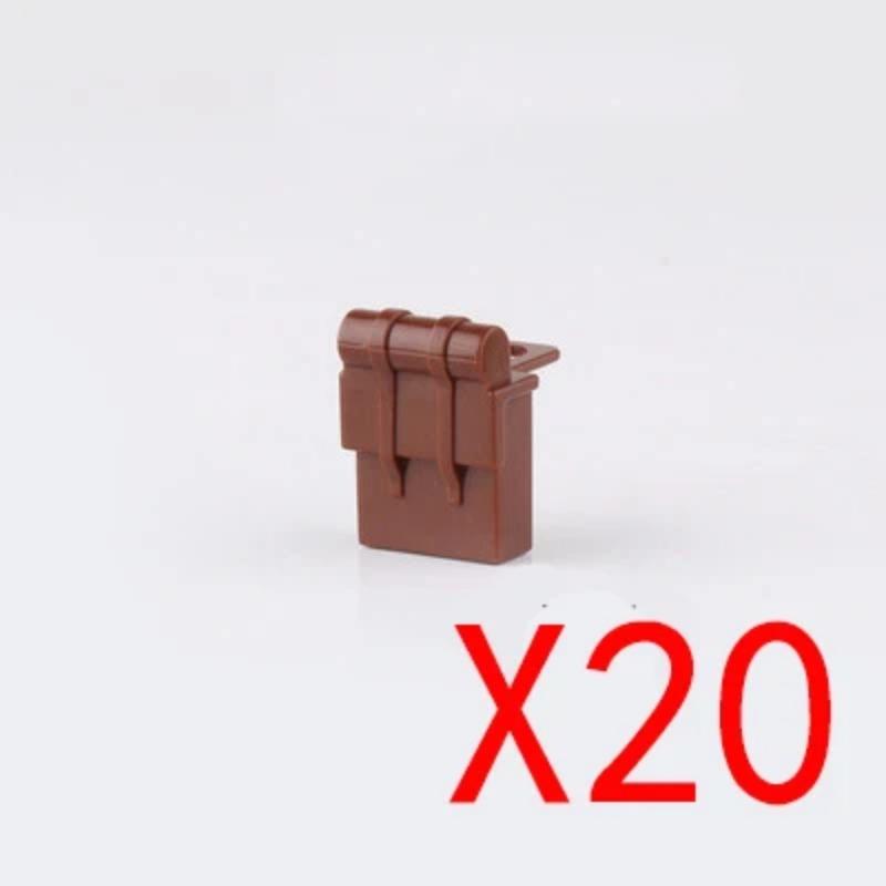 

Военные конструкторы Фигурки солдат Подарки Аксессуары Снаряжение Шлем Рюкзак Шляпа Плащ Сумка через плечо MOC Мини-кирпичики