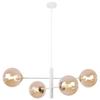 Vicenza Hanging Lamp White And Gold 4-Flat Honey Lamp E14