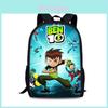 Dětský batoh Ben 10 z nylonového materiálu s pohodlnými popruhy pro školu a každodenní použití