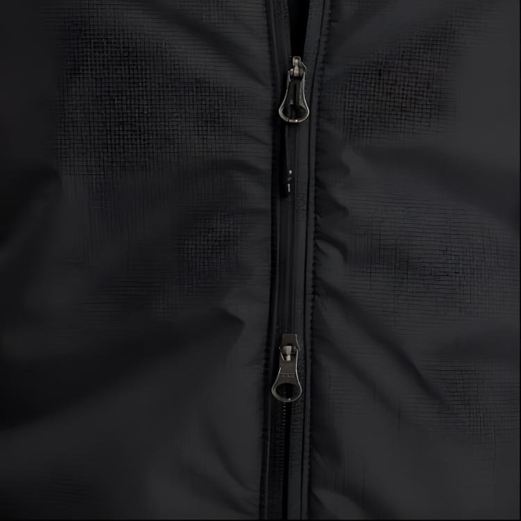 Nike Running Division Aerolayer Logo Print Comfort Fit Solid Zip Vest Men Vests Black FD4642-010