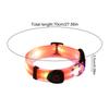 Light up Dog Collar Rechargeable Led Dog Safety Necklace Light Adjustable Glowing Collar for Night Walking Dark Outdoor