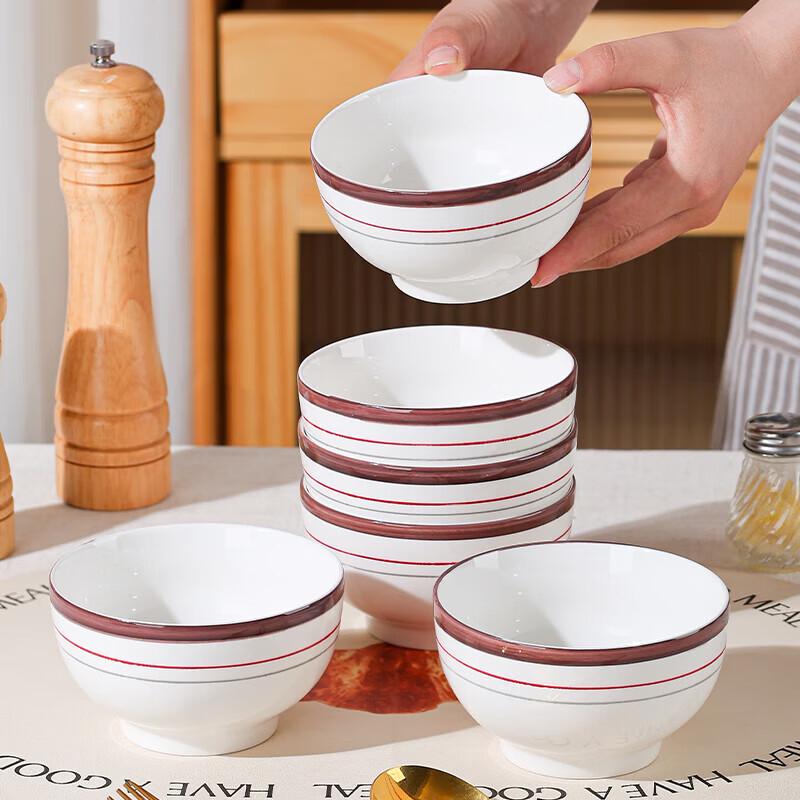 Tanghui Chinese Retro Underglaze Ceramic Bowl Set