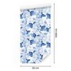 Wallpaper Flowers and Roses Leaves Plants Nature for Living Room and Bedroom 50x1000