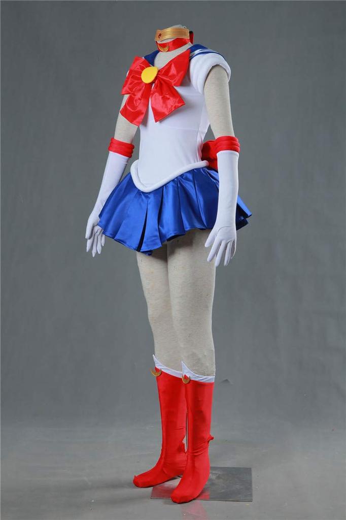 Cosplay Costume for Men and Beautiful Girl Moon Sailor Complete Cosplay Fancy Disguise Costume [SINUOMING] Women, Uniform, Set, Costume, Dress, (Size