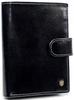 Classic Leather Wallet with Snap Closure - Rovicky