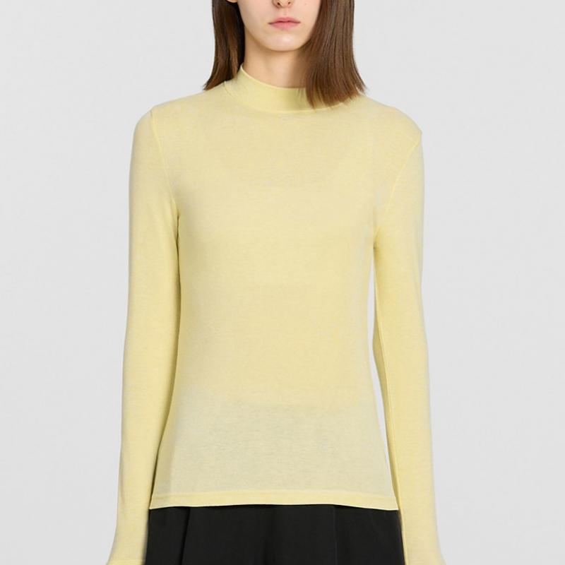  She S miSS  Slim FiT Mock Neck T ShirT SajTSp12510 Ly