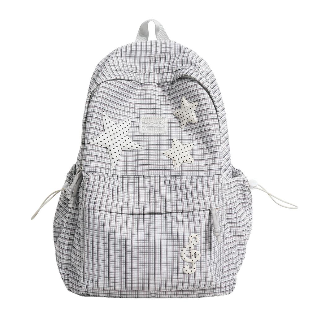 School Bag Refreshing Milky Dreamy Star Backpack Japanese and Korean Artistic Sweet Middle and High School Ladies for Classes and Outings