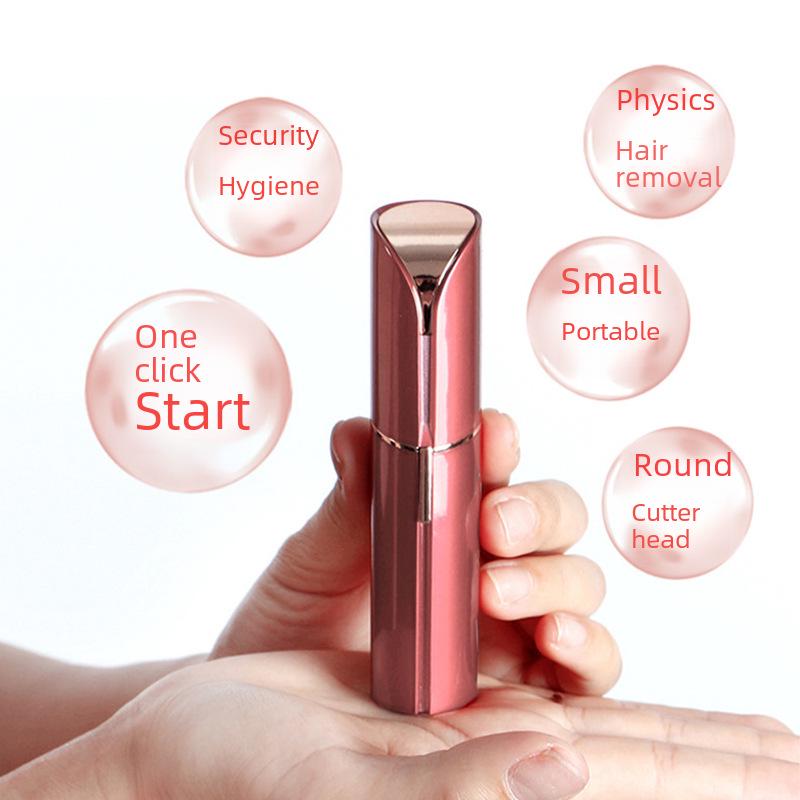 Electric Women's Hair Removal Device: Shaver & Trimmer for Eyebrows, Facial & Lip Hair