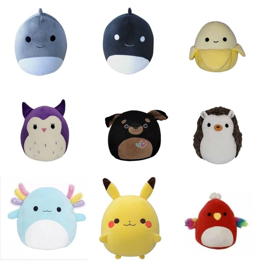 Adorable Soft Plush Frog And Cow Animal Doll Cute Axolotl Pillow Toy For Birthday Gift