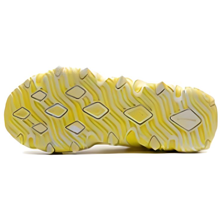 Li Ning X Claw Cushioning Slip Resistant Low top Casual Shoes Women's Cream Yellow AGLQ014-15