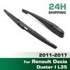 Wiper 14" Rear Wiper Blade & Arm Set Kit For Renault Dacia Duster I L35 2011 - 2017 Windshield Windscreen Window Brush