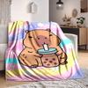 1pc Cute Capybara Blanket - Perfect Gift for Birthdays, Christmas & Halloween- Soft, Warm & Versatile Yy250909131