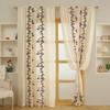 Embroidered Curtains Bedroom French Butterfly Cream Screen Curtain Living Room Balcony Window Screen