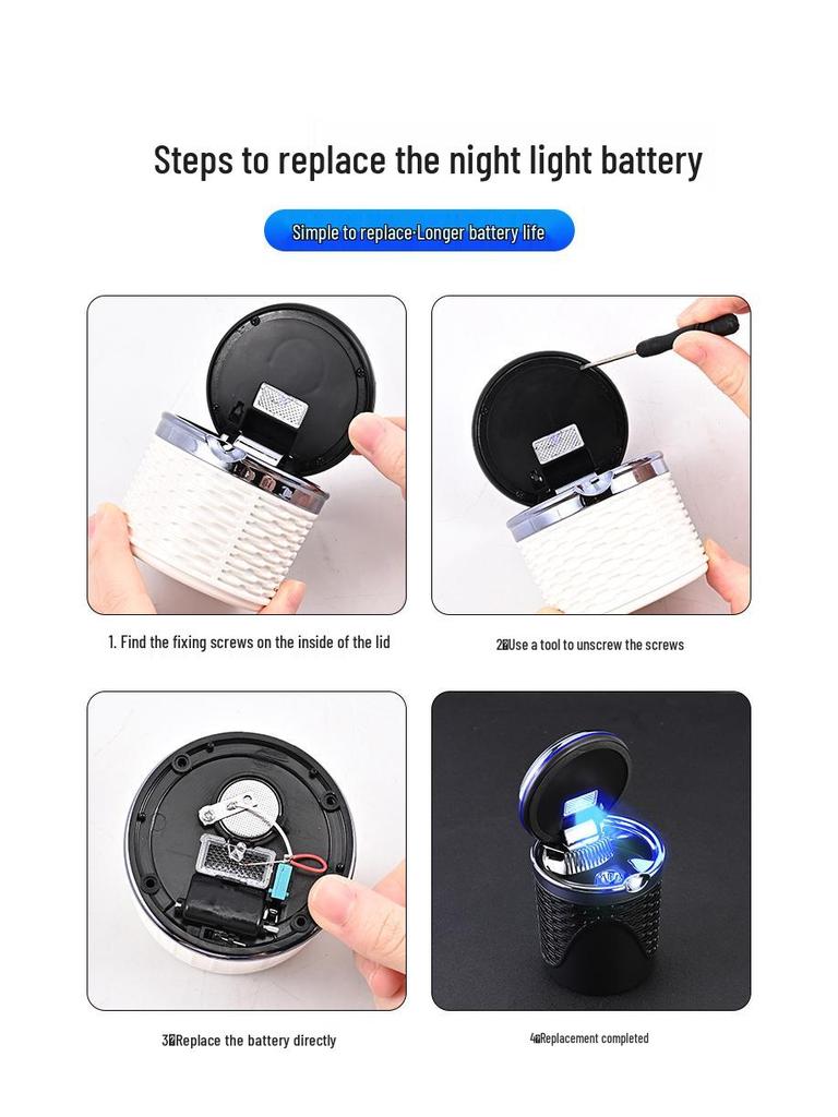 BMW MINI Stylish Covered Metal Ashtray for Interior Decor