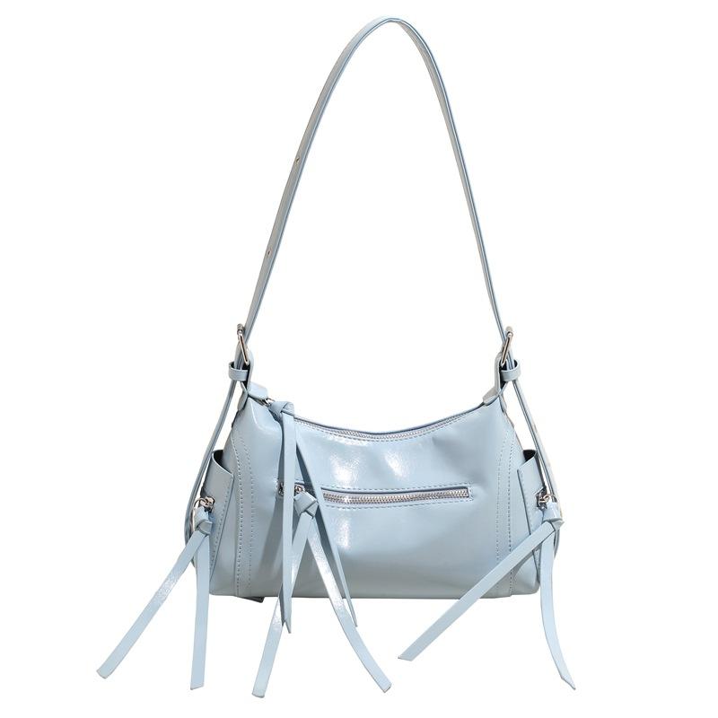 

Summer personality simple and versatile single shoulder oblique span bag class commuter bag large capacity student travel bag синий