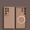 Liquid Silicone Phone Case For Samsung Galaxy S26 S2 S24 Ultra S26 S23 Plus For Samsung S26Ultra Cases Magnetic Soft Back Cover