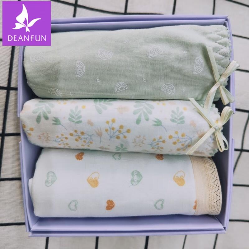 

Deanfun Женские трусы из чистого хлопка, 3 шт. XL