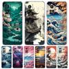 Phone Case For Xiaomi Poco X6 X5 NFC X3 F6 F5 Pro F4 F3 M3 14 13T 12T 12 13 Lite 11 Mi 5G Clear Cover Japanese Landscape