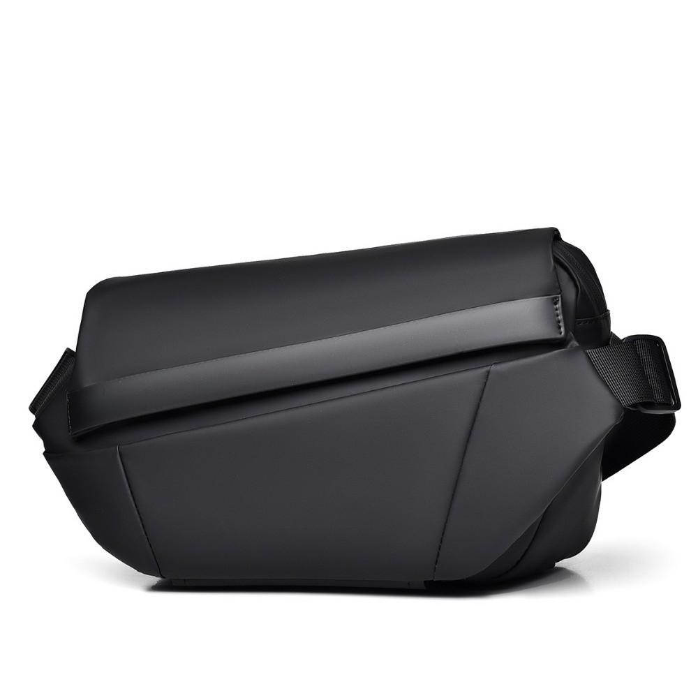 Large Capacity Oxford Cloth Bag Korean Crossbody Bag Zipper Men Chest Bag  Travel