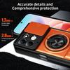 KEYSION Magnetic Phone Case for Xiaomi Redmi 17 4G 5G Slide Camera Protection Upright Kickstand 360° Ring Shockproof Back Cover