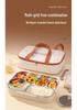304 Stainless Steel Insulated Lunch Box with Lid, Large Capacity for Adults, Office & Student Use, Microwave Safe Bento Box