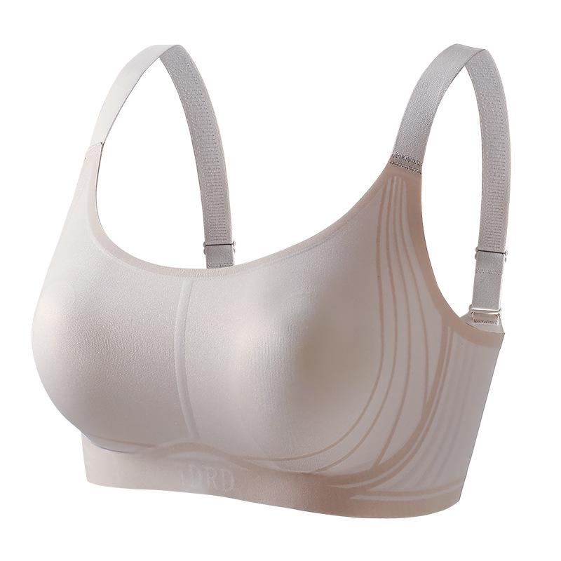 Seamless Jelly Lift Bra: Ultra-Thin, Breathable, Invisible Support with Rabbit Ear Design for Women