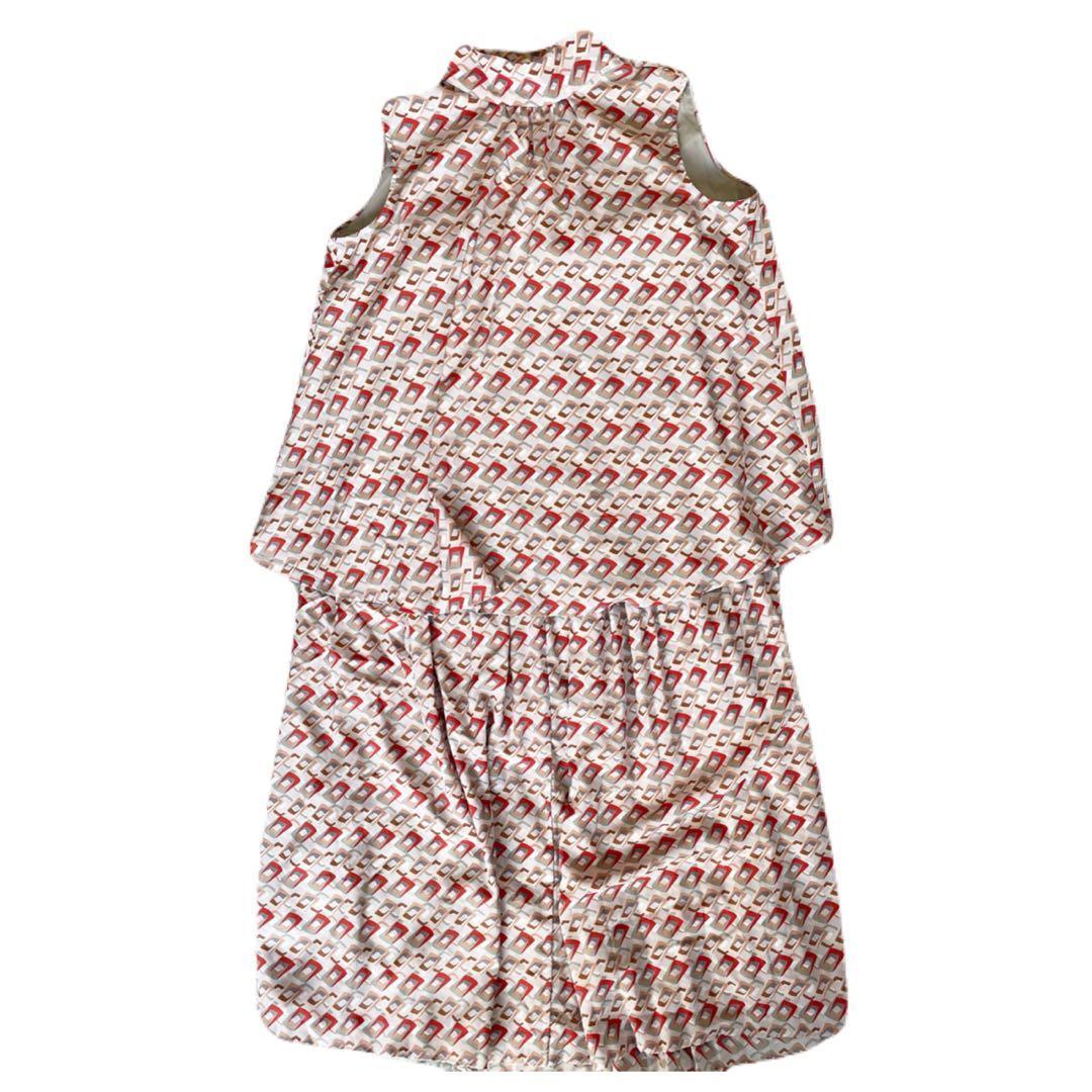 Lily Brown Setup Sleeveless Pleated Skirt FREE