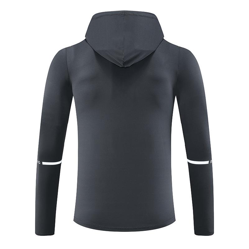 2024 Autumn Men's Quick-Dry Long Sleeve Running Hoodie