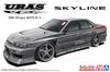 Aoshima Bunka Kyozaisha Seria Samochodów Tuningowanych Nissan URAS 2002 Replika D1Spec ER34 Skyline Model Plastikowy 1/24 Nr 20 '01 (Samochód)
