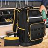 Black Color Tool Backpack Lock Feature Toolkit Portable Tool Storage Bag  Portable Use