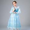 Autumn and Winter Children's Love Sand Dress Frozen Elsa Princess Dress Elsa New Elsa Long-sleeved Elsa Clothes