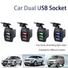 Universal Auto  Accessory Waterproof Auto Charger Adapter Dual USB Port Mobile Phone Charger Car Charger